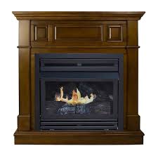 Pleasant Hearth 42 In Liquid Propane Intermediate Heritage Vent Free Fireplace System 27 500 Btu