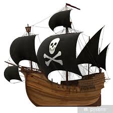 Sticker Pirate Ship Pixers Co Nz