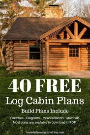 Log Cabin Floor Plans Blueprints