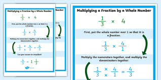 How To Multiply Fractions By Whole