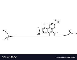 Chemical Formula Line Icon Chemistry