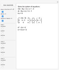 Linear Equations With One Parameter