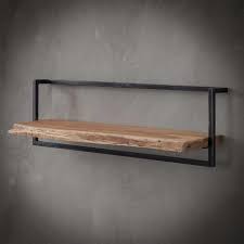 Wall Shelf Jax 65 Cm Solid Wood Furnwise