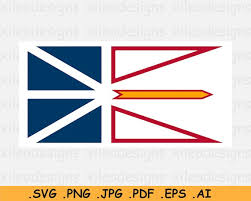 Newfoundland And Labrador Canada Flag
