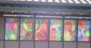 Stained Glass Artwork On The Elevated