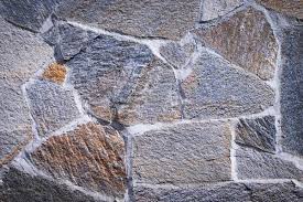 Brownstone Wall Made Of Natural Stone