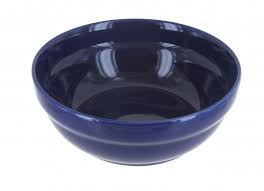 Polish Pottery Cobalt Cereal Soup Bowl