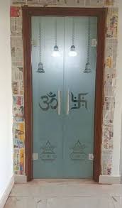 Pooja Room Glass Door At Best In
