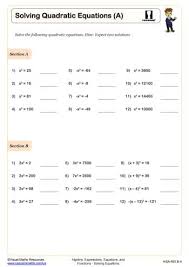 Writing And Solving Quadratic Equations