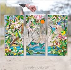 Stained Glass Mosaic Tiles Waterjet