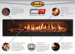 Enviro C60 Linear Gas Fireplace