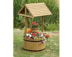 Smart Garden Wooden Wishing Well Flower