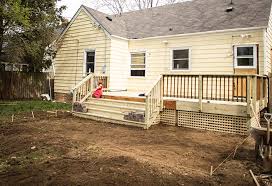 Floating Deck With Paver Patio Addition