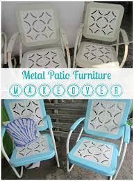 Metal Patio Furniture Makeover A