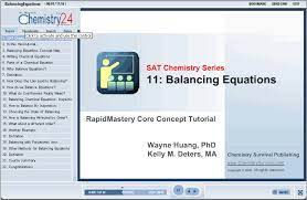 Sat Chemistry Balancing Equations