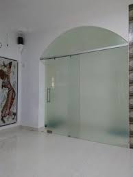 Transpa Toughened Glass Door For