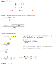 Quadratic Formula