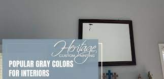 Popular Gray Colors For Home Interiors