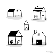 Free House Doodle Vector In