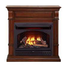 Dual Fuel Vent Free Gas Fireplace