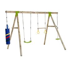 Buy Capuchin Wooden Swing Set Plum