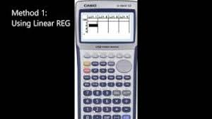 Using Graphics Calculator Equation Of