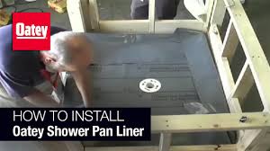 How To Install Oatey Shower Pan Liner