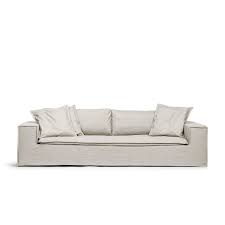 Luca Grande 2 Seater Sofa Off White