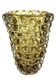 Melbourne Fumè Murano Glass Vase With