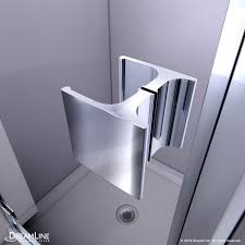 Lumen Semi Frameless Pivot Shower Door