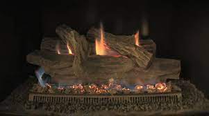 Gas Fireplace Stock Footage