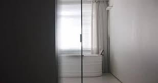 Transpa Sliding Door Opens Inside