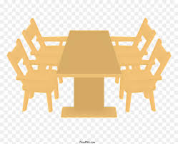 Empty Room With Table And Four Chairs