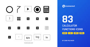 Calculator Functions Icon Pack