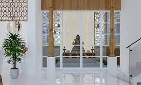 Pooja Room Door Designs With Glass