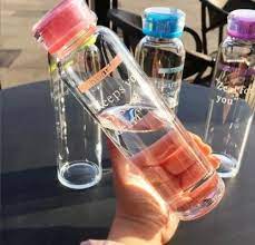 Fancy Glass Water Bottle For Gift