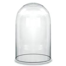 9 Inch Clear Glass Cloche Canada