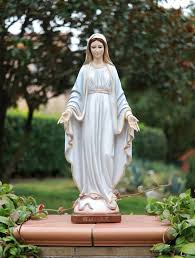 Virgin Mary Statue Hand Painted