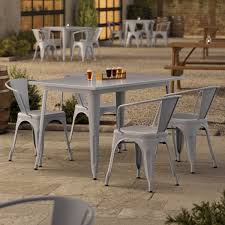 Outdoor Table With 4 Arm Chairs