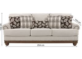 Elizabeth 3 Seater Fabric Lounge Suite
