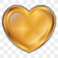 Gold Heart Png Transpa Images Free