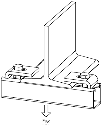 bis strut stainless steel beam clamp