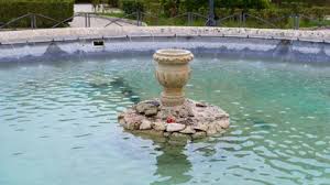 Fountain With Water In The Park Of