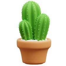 Cactus Pot 3d Icon Free