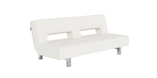 Miamo Eco Leather 3 Seater White Sofa Bed