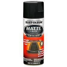 Rust Oleum 6 Pack Matte Black Spray Paint Net Wt 12 Oz 263422sos
