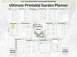 Gardening Planner Printable Garden