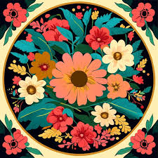 Premium Vector Colorful Flower Fl