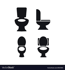 Seat Toilet Icon Design Template