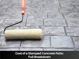 Cost Of A Stamped Concrete Patio Full